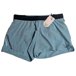 Dynafit Sky Shorts W Womens L Trail Running Split Shorts Blue NWT Alpine Run